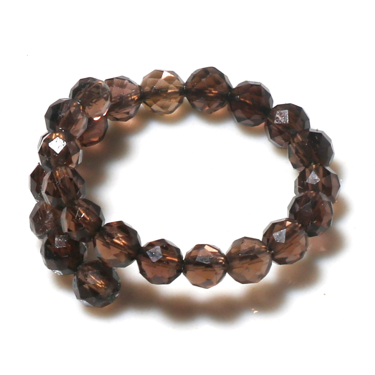 Natural Brown Smoky quartz Solitaire Fine Gemstone Ring