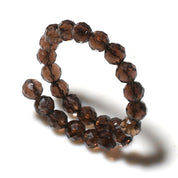 Natural Brown Smoky quartz Solitaire Fine Gemstone Ring