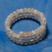 Natural White Moonstone Solitaire Fine Gemstone Ring
