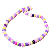 Natural Opal Multi Color Rondelle Beaded Necklace | 925 Sterling Silver Jewelry | October Birthstone | Healing Power Root Chakra