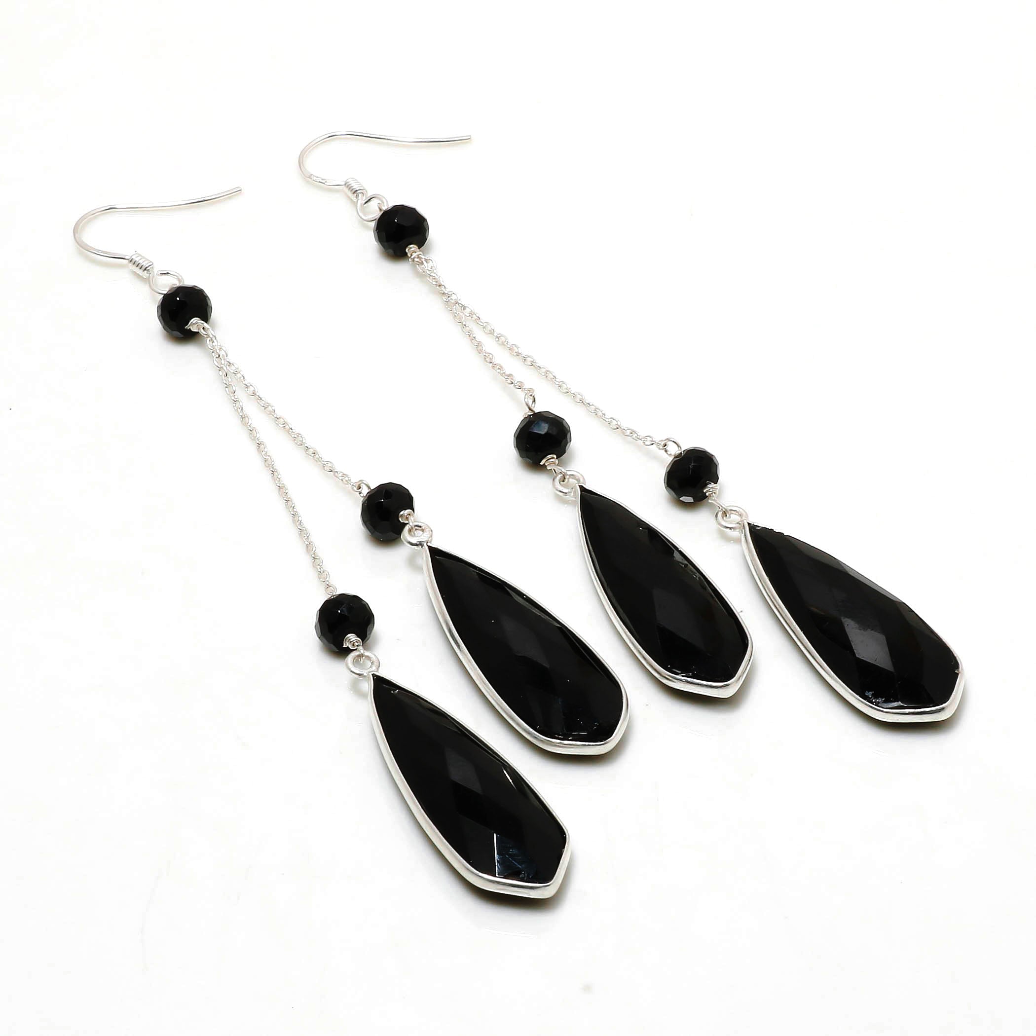 Elegant Sterling Silver Earring, Handmade Dangle Jewelry for Women, Healing Power Birthstone Earrings,