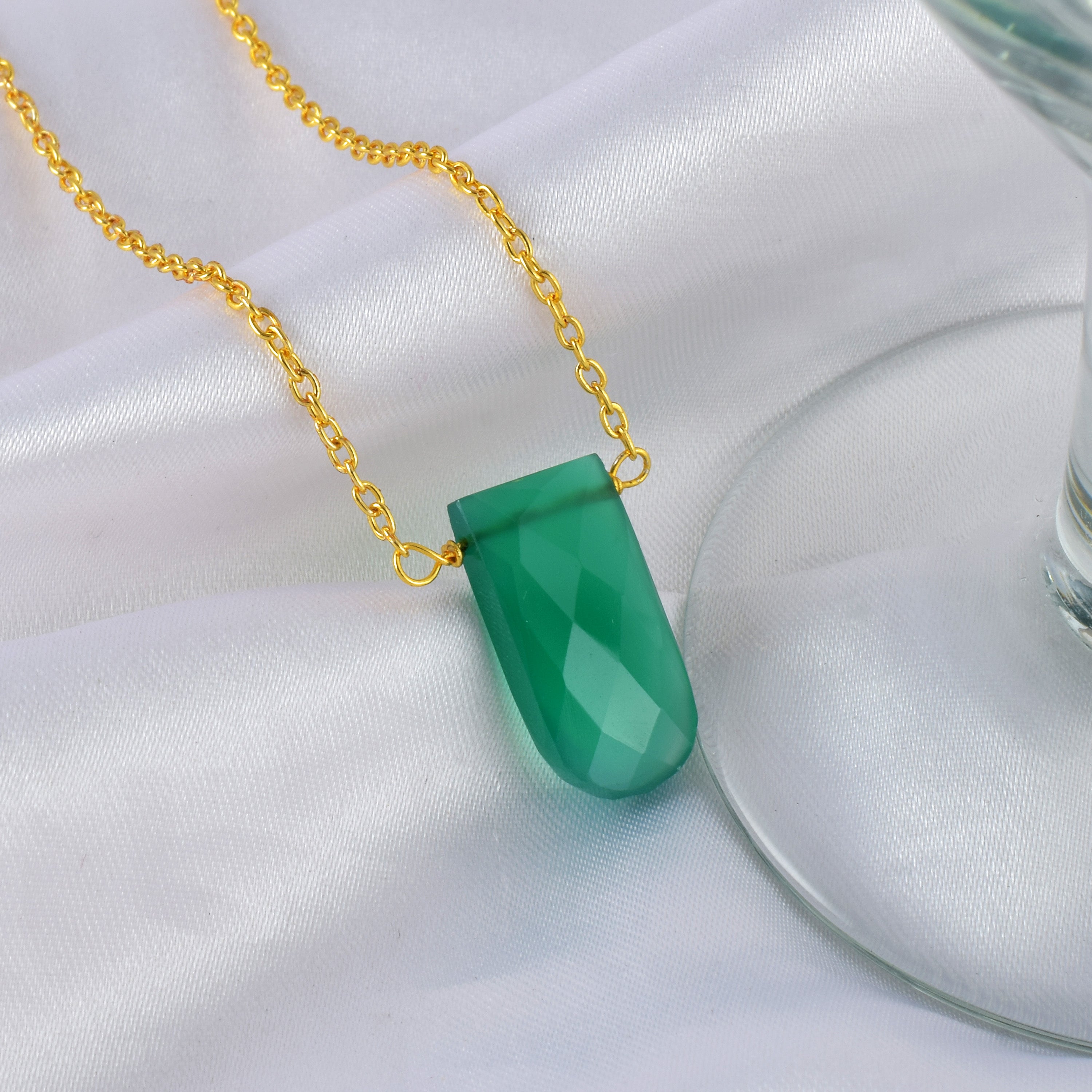 Elegant Gold Plated Silver Chain Necklace, Timeless Jewelry for Every Occasion, Perfect Gift for Her