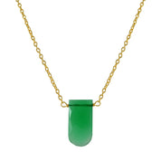 Elegant Gold Plated Silver Chain Necklace, Timeless Jewelry for Every Occasion, Perfect Gift for Her