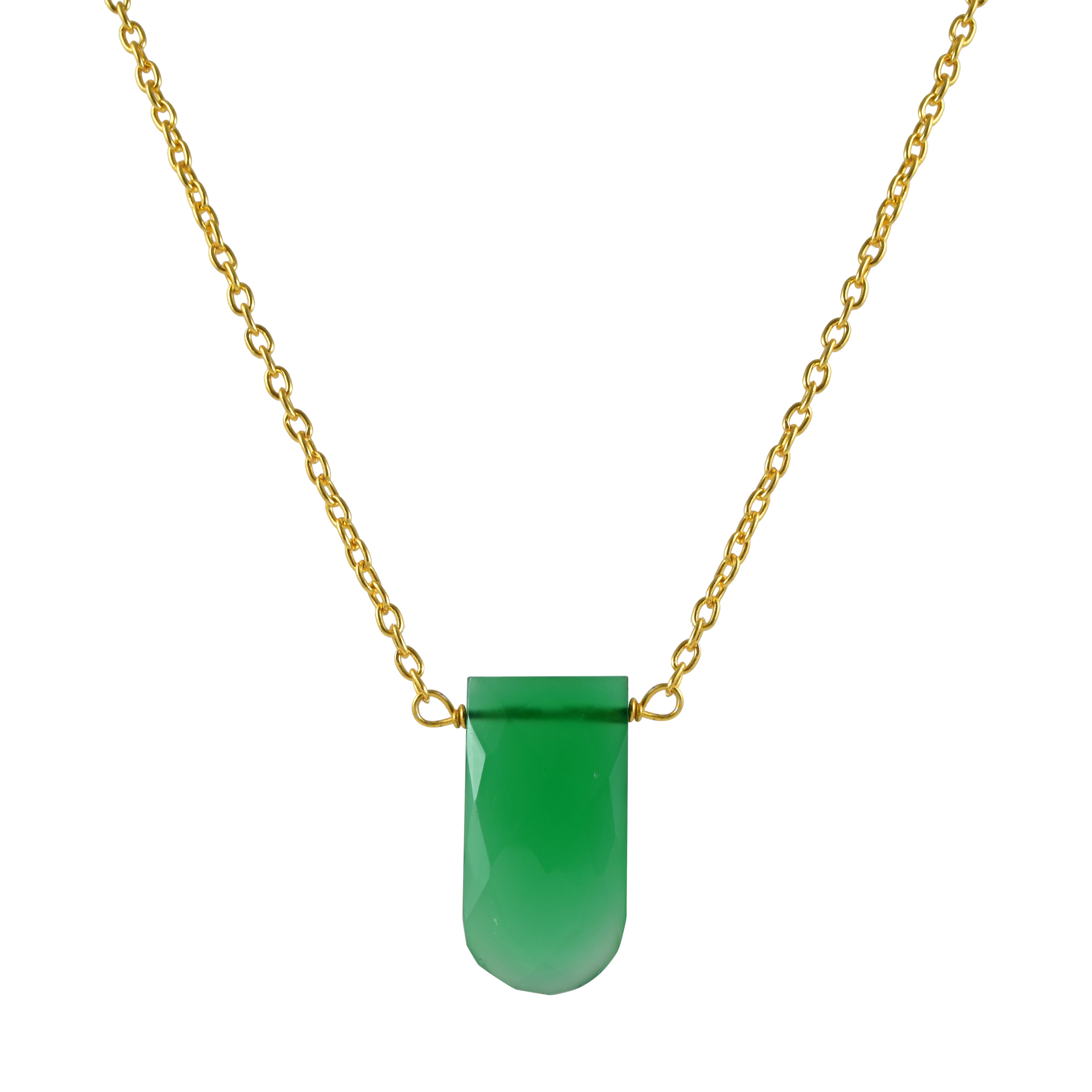 Elegant Gold Plated Silver Chain Necklace, Timeless Jewelry for Every Occasion, Perfect Gift for Her