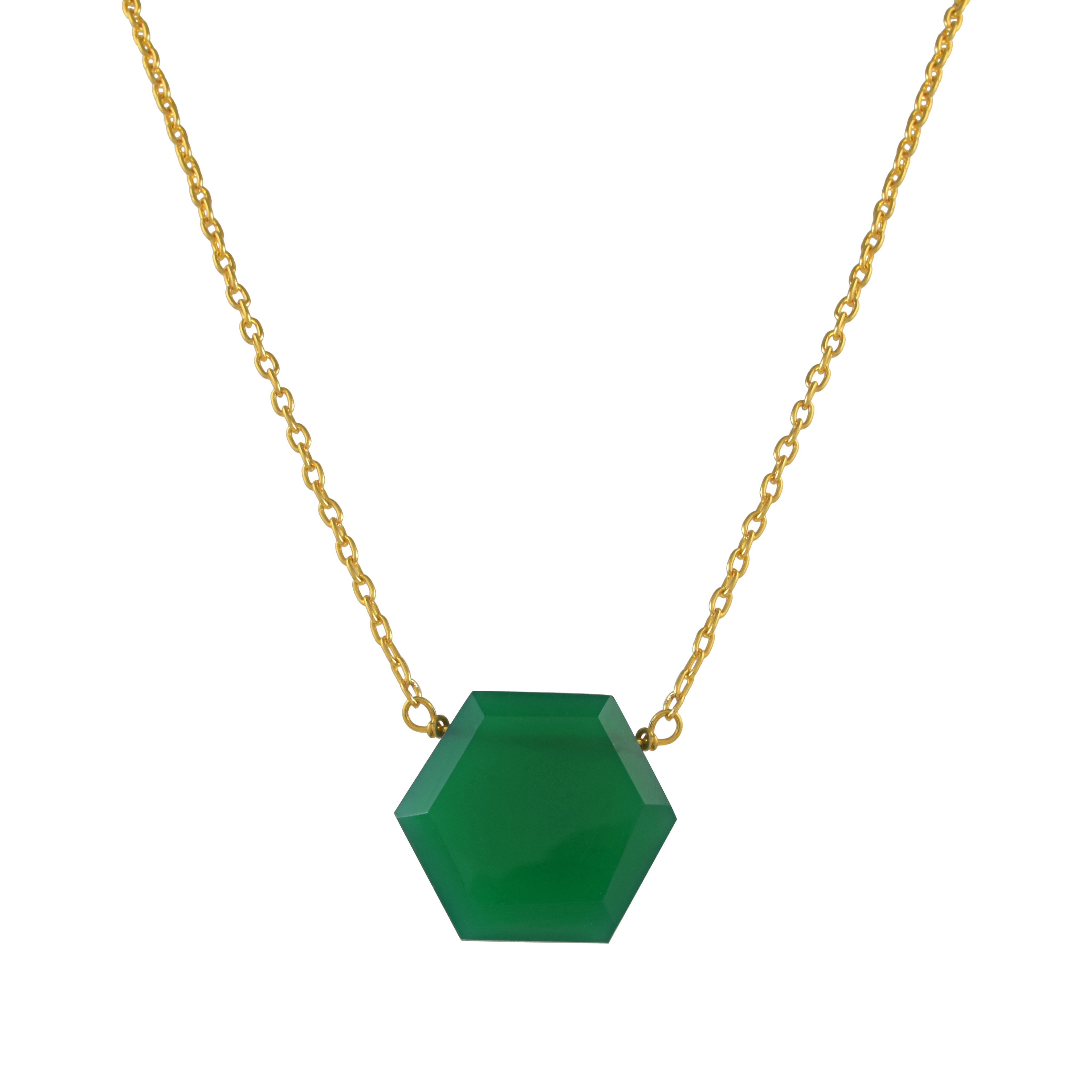 Birthstone Healing Power Pendant, Gold Plated Sterling Silver Chain Necklace, Unique Gift for Special Occasions