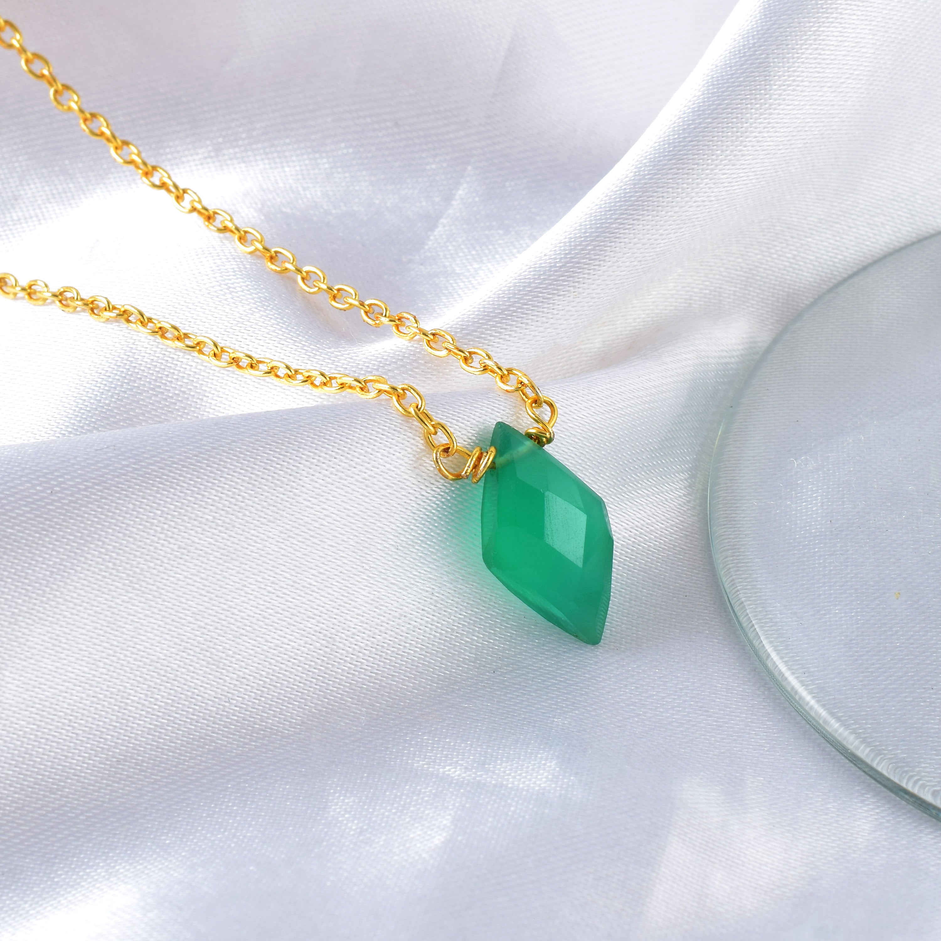 Elegant Gold Plated Silver Chain Necklace, Timeless Jewelry for Every Occasion, Perfect Gift for Her