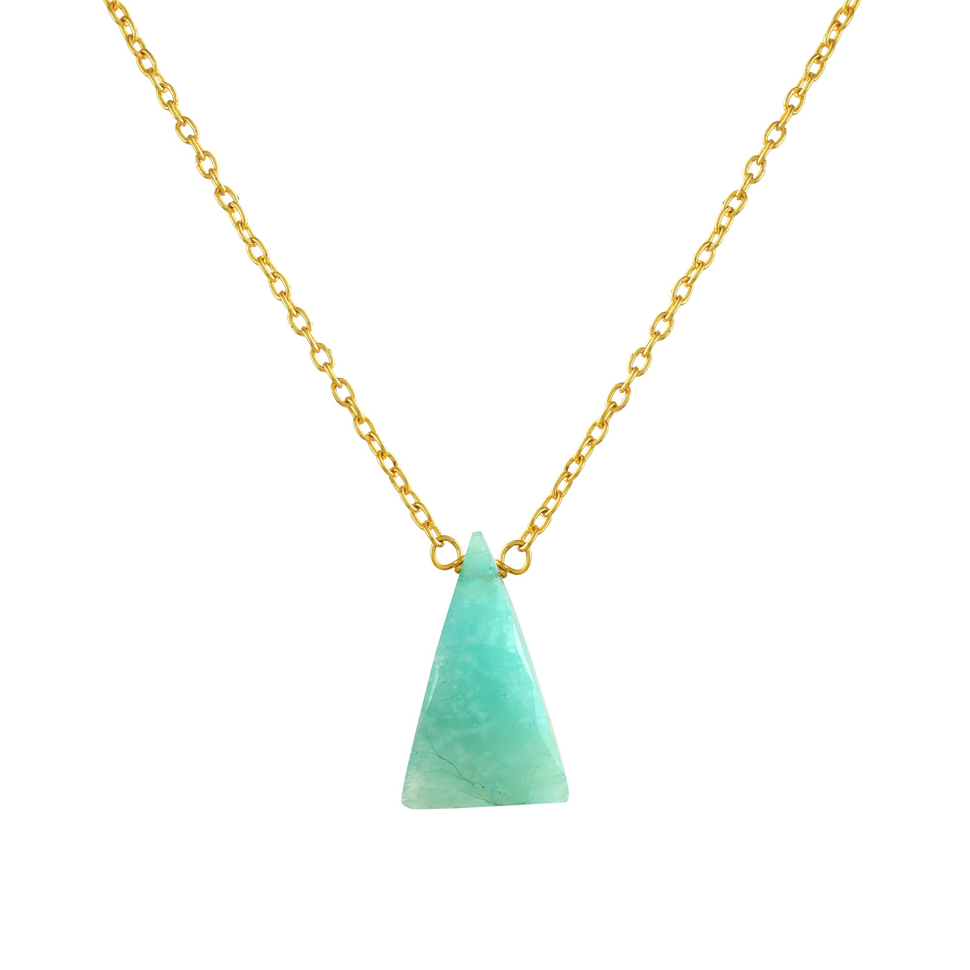 Stunning Gold Plated Sterling Silver Chain Gemstone Necklace, Birthstone Healing Power Jewelry