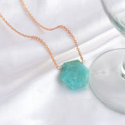 Stunning Gold Plated Sterling Silver Chain Gemstone Necklace, Birthstone Healing Power Jewelry