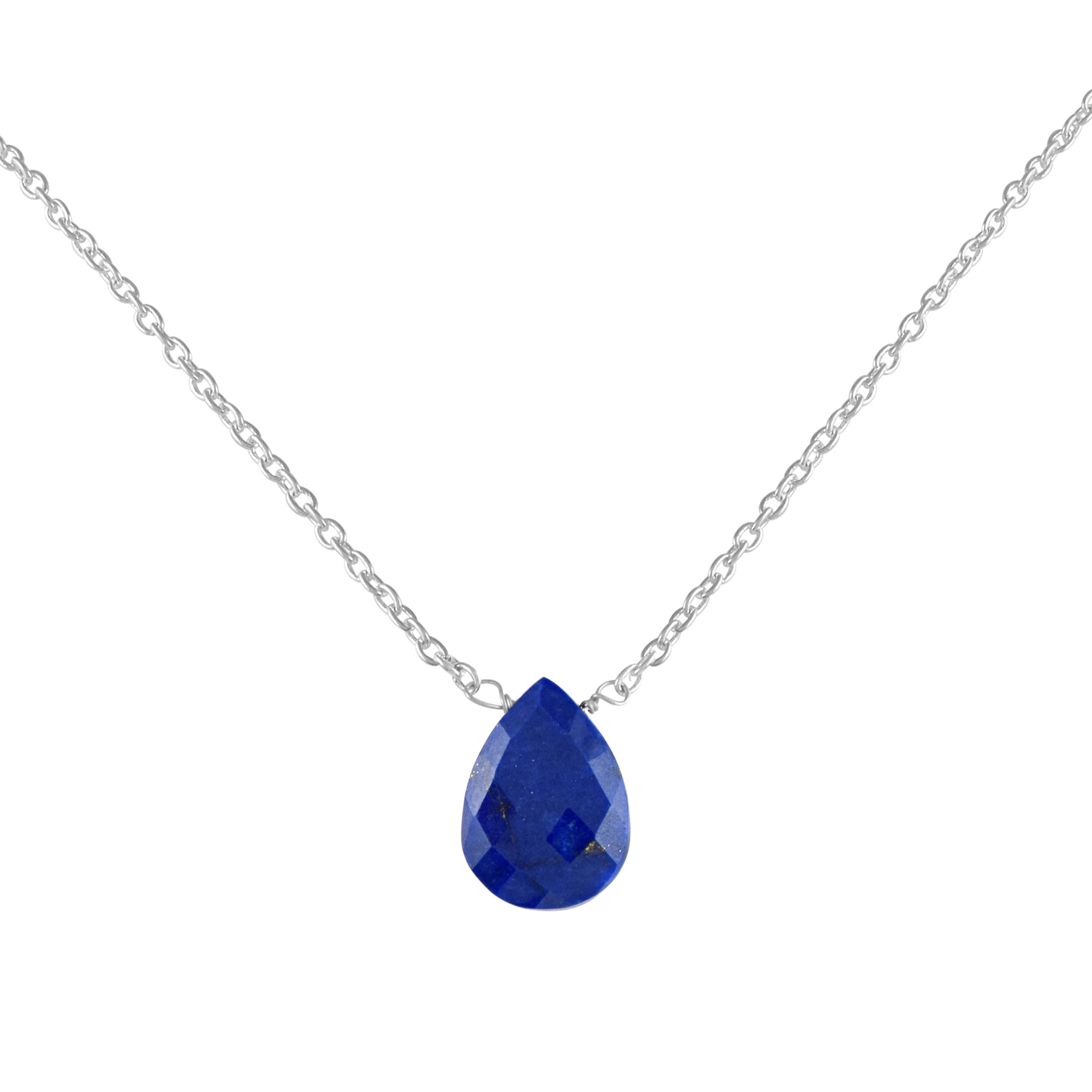 Stunning Gold Plated Silver Chain Necklace Healing Power Birthstone Jewelry Perfect Thoughtful Gift For Her