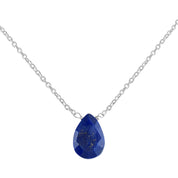 Stunning Gold Plated Silver Chain Necklace Healing Power Birthstone Jewelry Perfect Thoughtful Gift For Her
