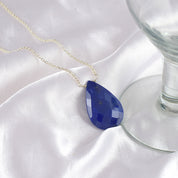 Stunning Gold Plated Silver Chain Necklace Healing Power Birthstone Jewelry Perfect Thoughtful Gift For Her