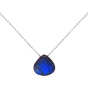 Stunning Gold Plated Silver Chain Necklace Healing Power Birthstone Jewelry Perfect Thoughtful Gift For Her