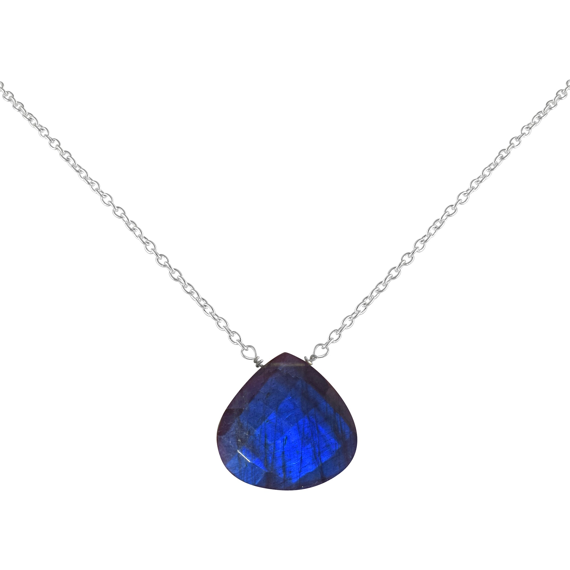 Stunning Gold Plated Silver Chain Necklace Healing Power Birthstone Jewelry Perfect Thoughtful Gift For Her