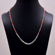 Ethiopian Opal Gemstone Silver Necklace October Birthstone Jewelry For Inspiration 