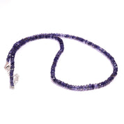 Iolite Gemstone Silver Necklace Birthstone Jewelry For Intuition, Clarity And Vision 