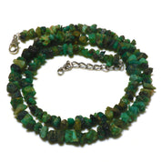 Natural Green Emerald Beaded Fine Gemstone Necklace 