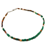 Natural Multicolor Multi Stone Beaded Fine Gemstone Necklace 