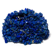 Natural Blue Lapis Lazuli Beaded Fine Gemstone Bracelet 