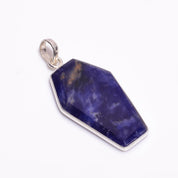 Natural Blue Sodalite Pendant Fine Gemstone Pendant 