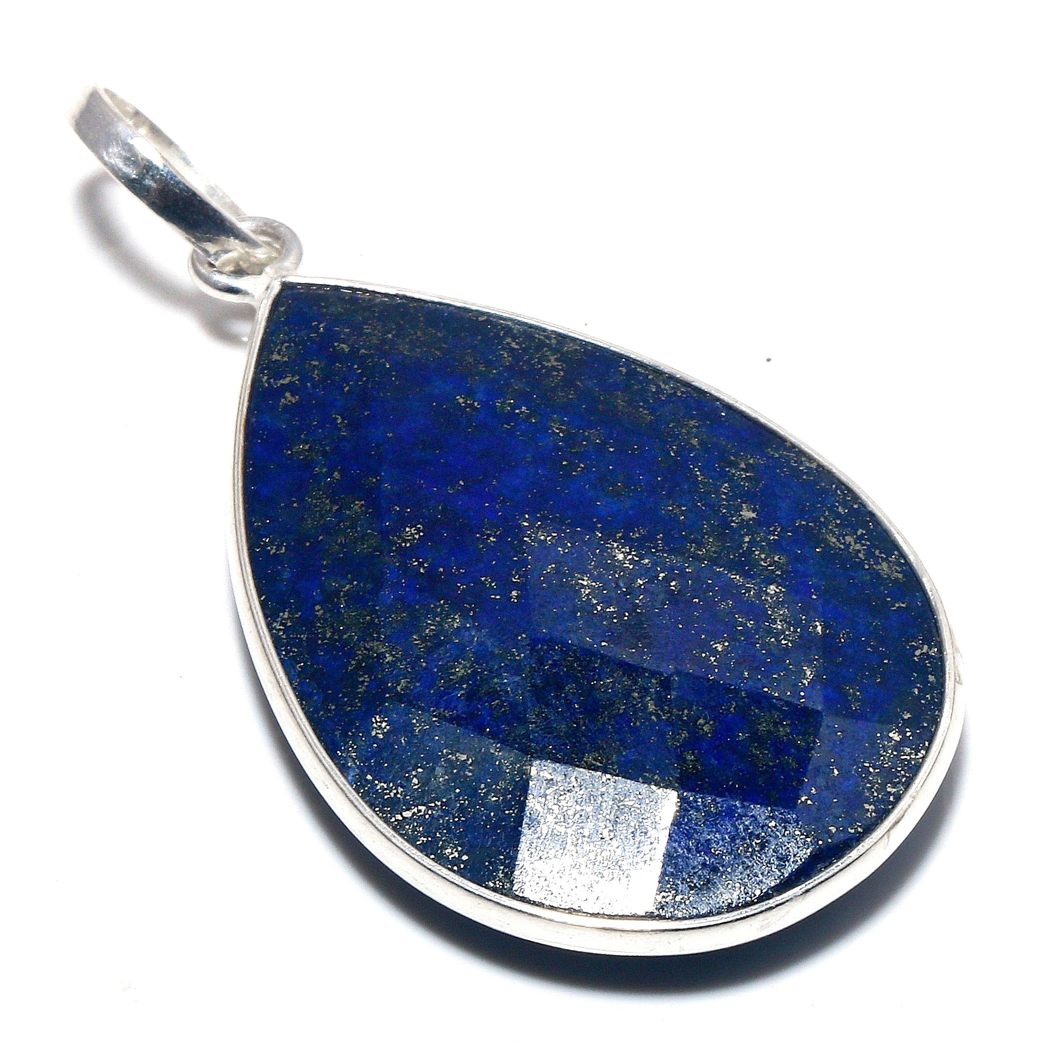 Natural Blue Lapis Lazuli Pendant Fine Gemstone Pendant 