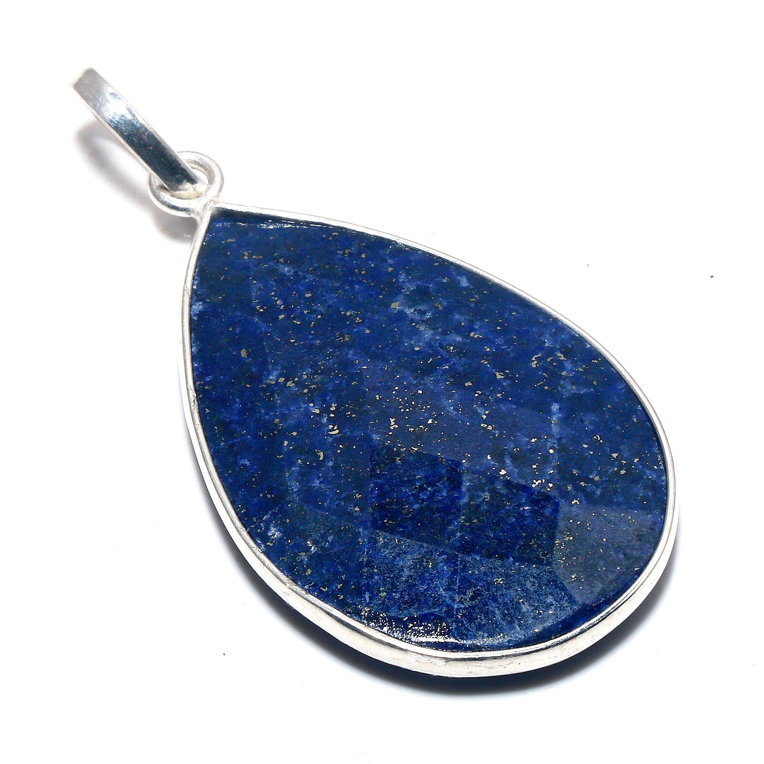 Natural Blue Lapis Lazuli Pendant Fine Gemstone Pendant 