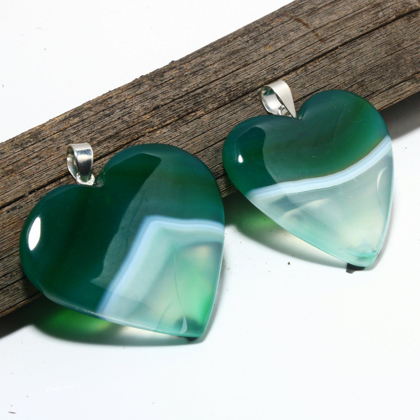 Natural Green  Green Onyx Pendant Fine Gemstone Pendant 