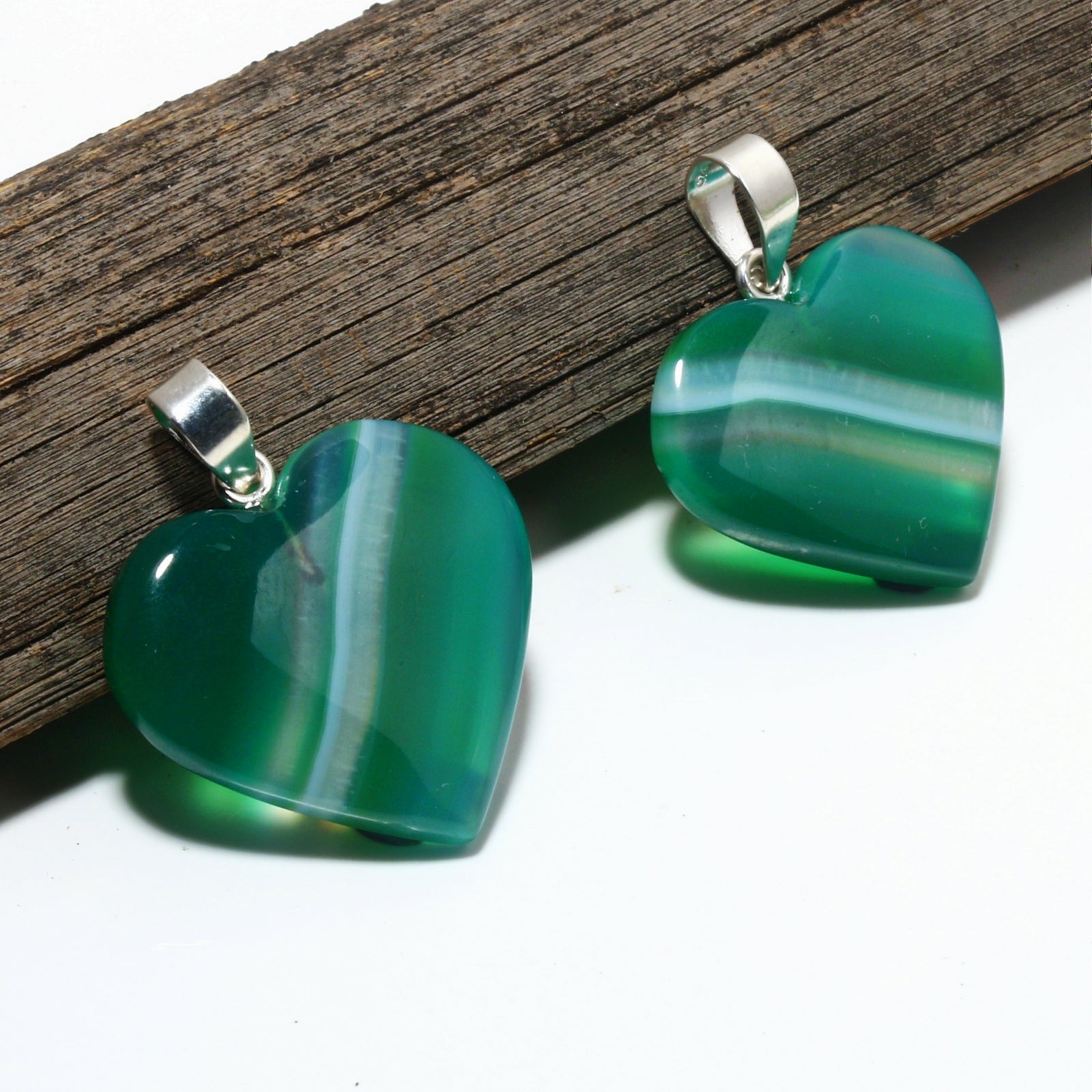 Natural Green  Green Onyx Pendant Fine Gemstone Pendant 