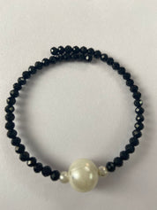 Natural Black  Spinel Beaded Fine Gemstone Bracelet 