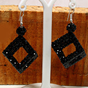 Natural Black Spinel Drop/Dangle Fine Gemstone Earrings 