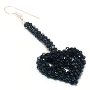 Natural Black Spinel Drop/Dangle Fine Gemstone Earrings 