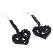 Natural Black Spinel Drop/Dangle Fine Gemstone Earrings 