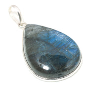 Natural Green Labradorite Pendant Fine Gemstone Pendant 