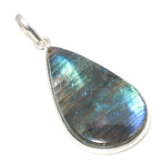 Natural Green Labradorite Pendant Fine Gemstone Pendant 