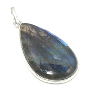 Natural Green Labradorite Pendant Fine Gemstone Pendant 