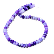 Natural Opal Multi Color Rondelle Beaded Necklace | 925 Sterling Silver Jewelry | October Birthstone | Healing Power Root Chakra
