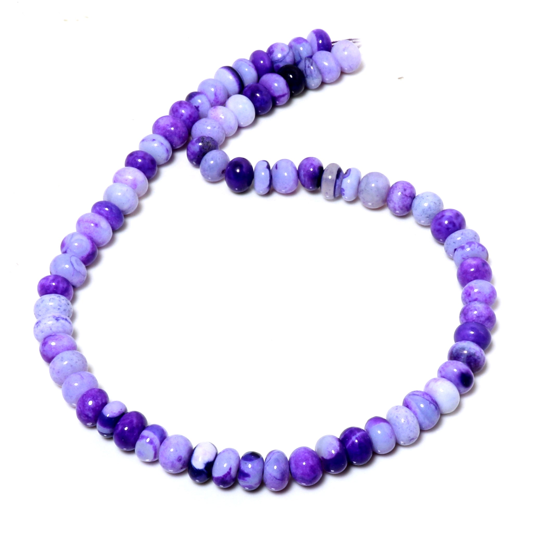 Natural Opal Multi Color Rondelle Beaded Necklace | 925 Sterling Silver Jewelry | October Birthstone | Healing Power Root Chakra