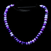 Natural Opal Multi Color Rondelle Beaded Necklace | 925 Sterling Silver Jewelry | October Birthstone | Healing Power Root Chakra