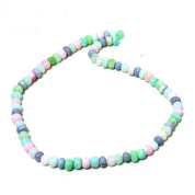 Natural Multicolor Opal Beaded Fine Gemstone Necklace 