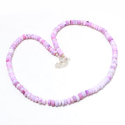 Natural Pink Pink Opal Beaded Fine Gemstone Necklace 