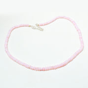 Natural Pink Pink Opal Beaded Fine Gemstone Necklace 