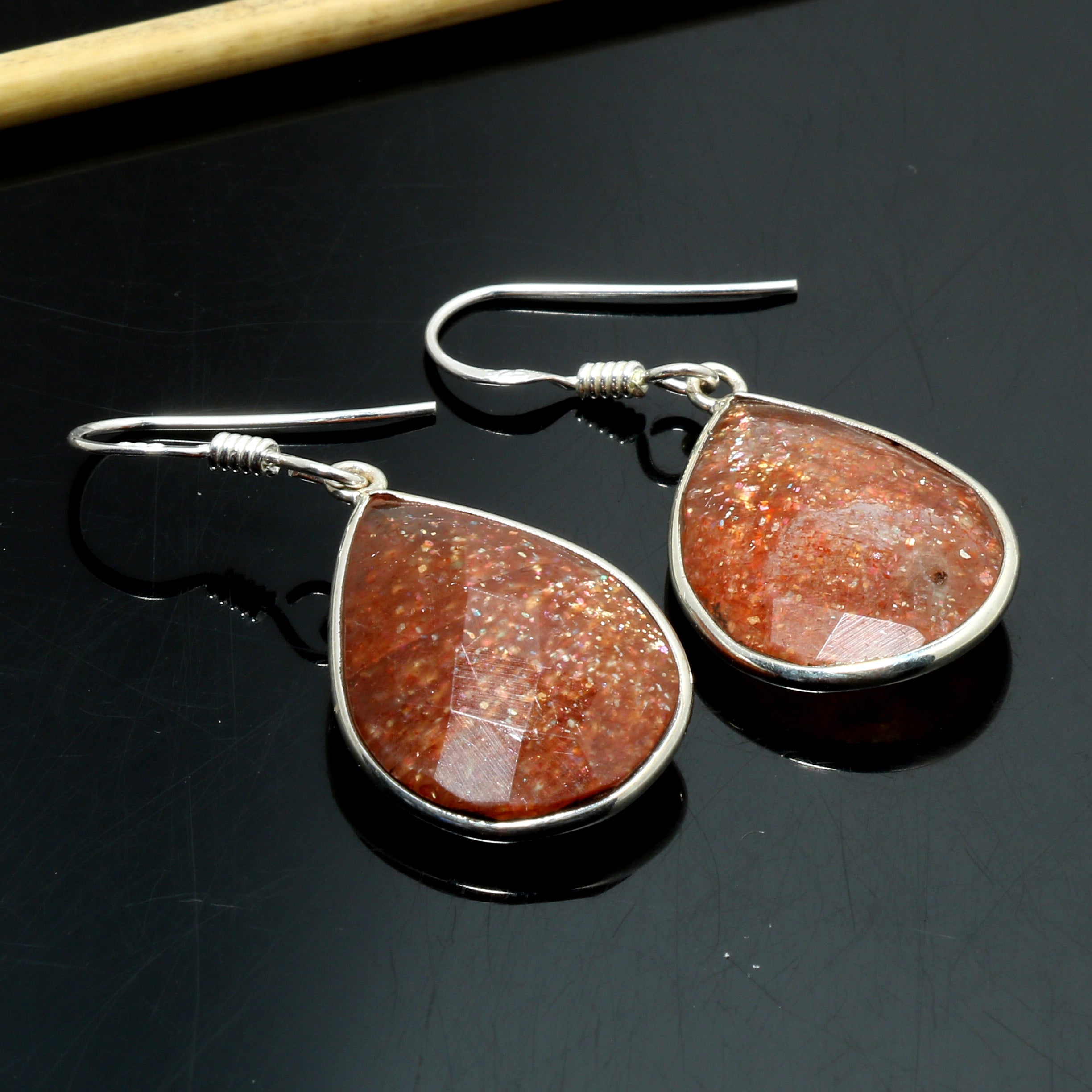 Dangle Fine Gemstone Earrings 