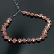 Natural Strawberry Quartz Beaded Necklace | 925 Sterling Silver Fine Jewelry | September Birthstone | Healing Power Crystals