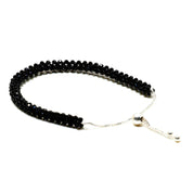 Natural Black Spinel Beaded Fine Gemstone Bracelet 