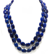 Natural Blue Sodalite Beaded Fine Gemstone Necklace 