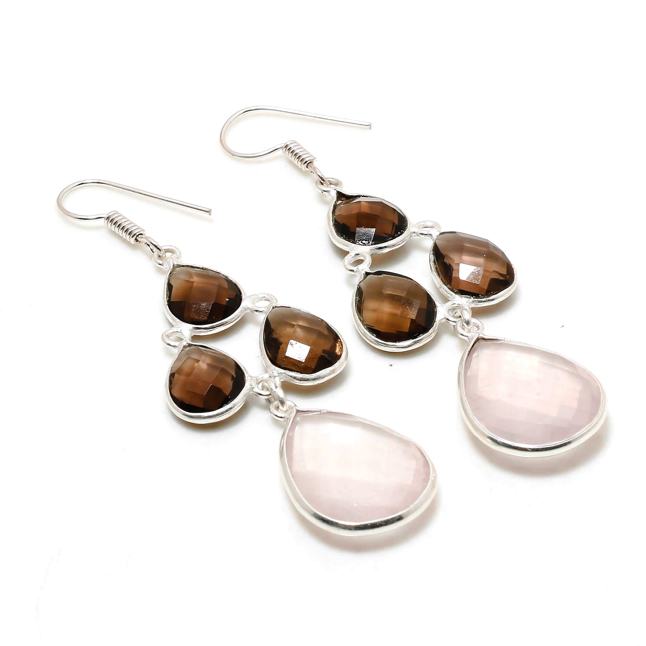 925 Sterling Silver Carnelian Statement Earrings | Natural
