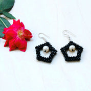 Natural Black Spinel Drop/Dangle Fine Gemstone Earrings 