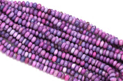 Natural Magenta Lavender Opal Beaded Fine Gemstone Necklace 