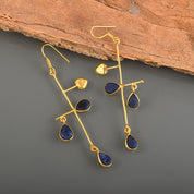 Benefit Gift Birthstone Earring Elegant Sterling Silver Gold Plated Earrings for Special Occasions