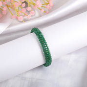 Natural Green Green Aventurine Beaded Fine Gemstone Bracelet 