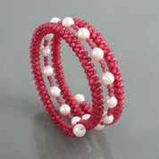 Natural Red Red Quartz Chain Fine Gemstone Bracelet 